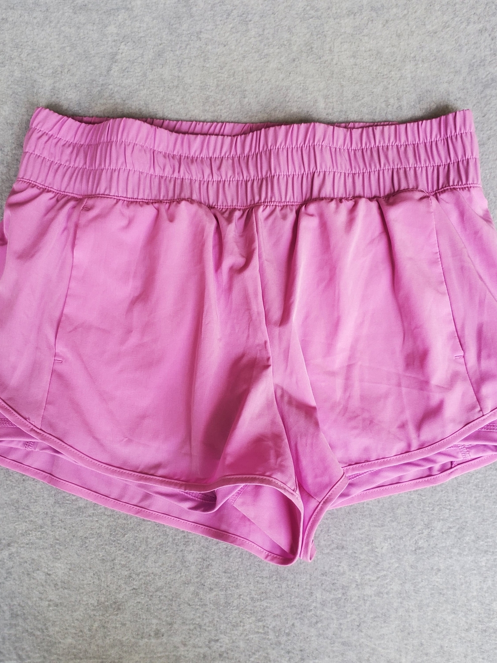 Avia Women's Pink Elastic-Waist Athletic Shorts